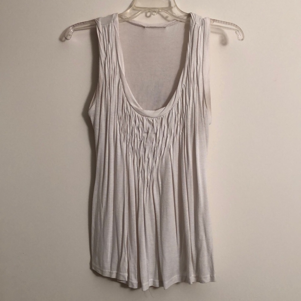 White Flowy Tank - Picture 1 of 4